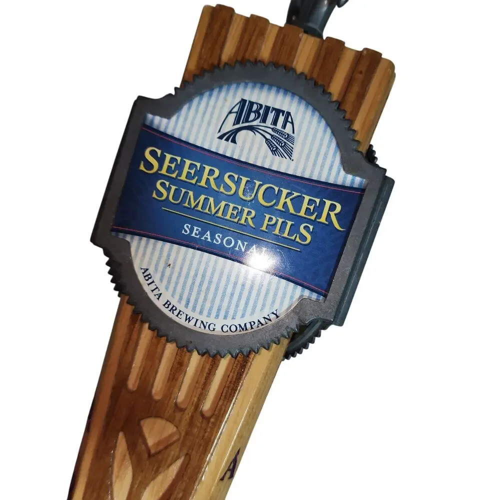 SEERSUCKER SUMMER PILS EUC BEER TAP HANDLE